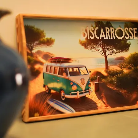 Superbe Appart.55m2 - 200m Ocean Et Parking דירה