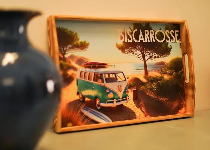 Superbe Appart.55m2 - 200m Ocean Et Parking דירה