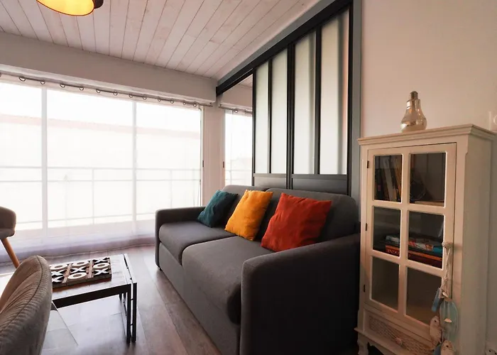 דירה Superbe Appart.55m2 - 200m Ocean Et Parking ביסקארוס