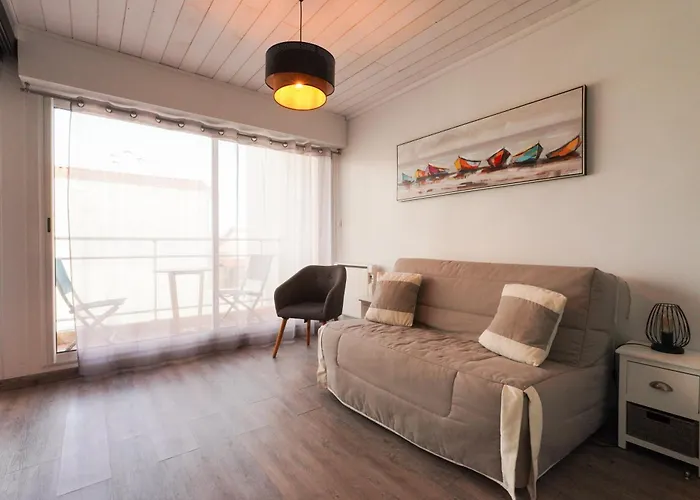 Superbe Appart.55m2 - 200m Ocean Et Parking ביסקארוס